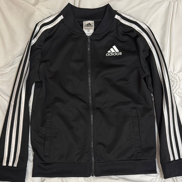 adidas Other - Adidas Black Jacket with White Accents